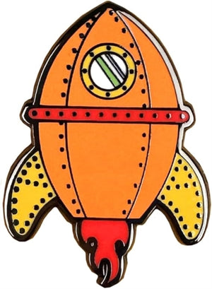 Rocket Pin Badge