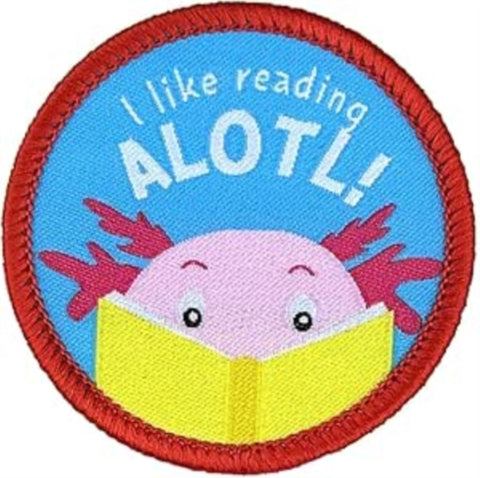 I Like Reading Alotl Sew On Patch