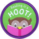 Book cover of: Reading is a Hoot Sew On Patch