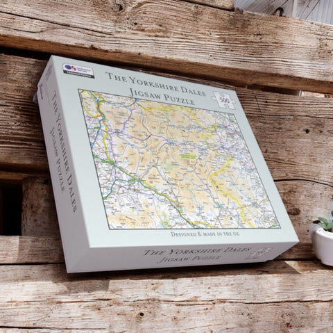 OS Map 500 Piece Premium Jigsaw Puzzle - Yorkshire Dales National Park