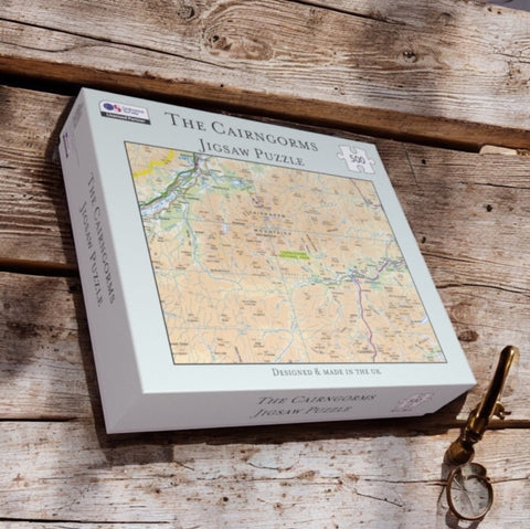 OS Map 500 Piece Premium Jigsaw Puzzle - Cairngorms National Park