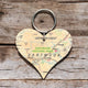 Book cover of: OS Map Wooden Heart Key-ring - Dartmoor National Park