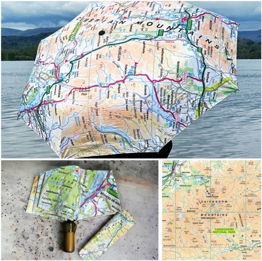 Book cover of: OS Map Premium Umbrella - Cairngorms National Park