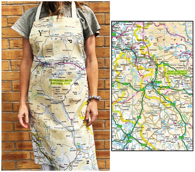 Book cover of: OS Map Adult Apron - Peak District National Park