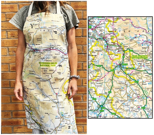 Book cover of: OS Map Adult Apron - Peak District National Park