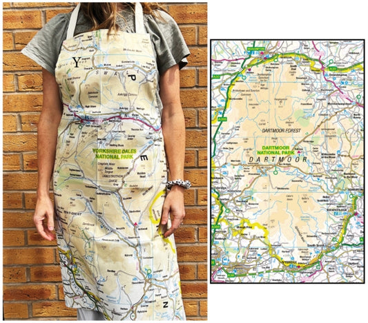 Book cover of: OS Map Adult Apron - Dartmoor National Park