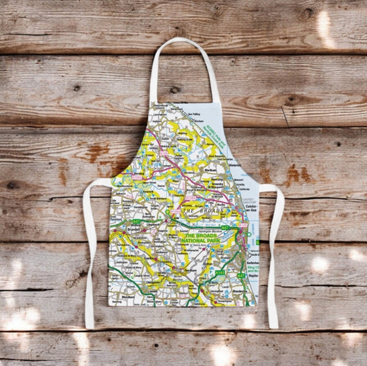 Book cover of: OS Map Kids Apron - The Broads