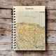 Book cover of: OS Map Wooden Lined Notebook - Exmoor National Park