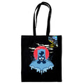 Batman (Red Moon) Black Tote Bag
