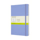 Moleskine Large Plain Hardcover Notebook: Hydrangea Blue