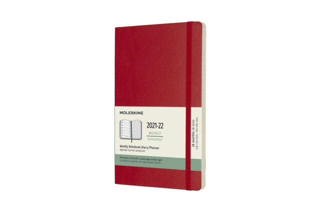 Book cover of: Moleskine 2022 18-Month Weekly Large Softcover Notebook