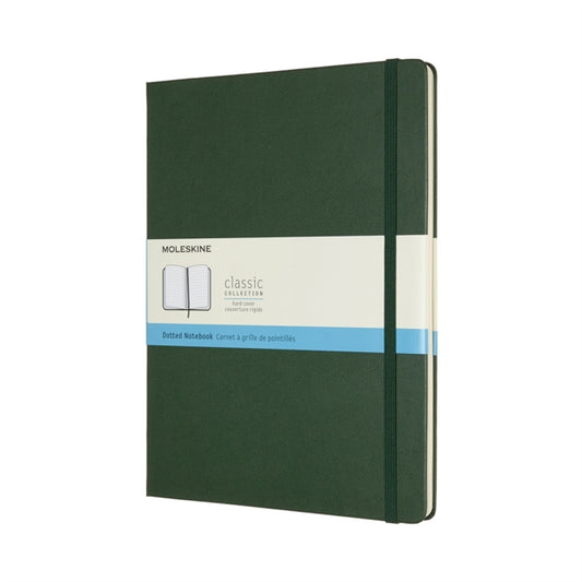 Moleskine Extra Large Dotted Hardcover Notebook: Myrtle Green