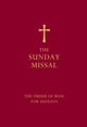 Book cover of: Sunday Missal (Red edition)