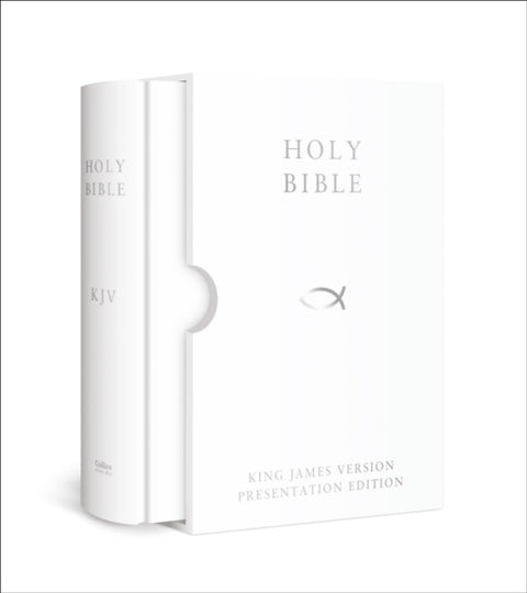 HOLY BIBLE: King James Version (KJV) White Presentation Edition