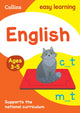 Book cover of: English Ages 3-5. By: Collins Easy Learning Staff