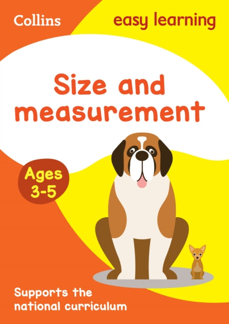 Book cover of: Size and Measurement Ages 3-5. By: Collins Easy Collins Easy Learning