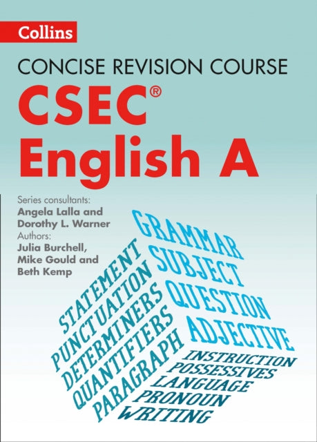 Book cover of: English A - a Concise Revision Course for CSEC®. By: Mike Gould