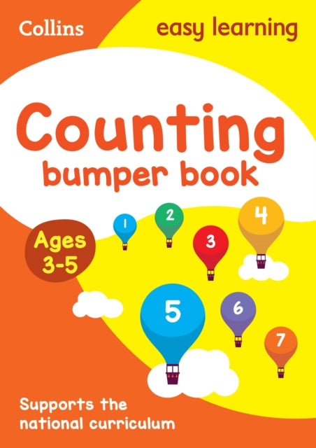 Book cover of: Counting Bumper Book Ages 3-5. By: Collins Easy Collins Easy Learning