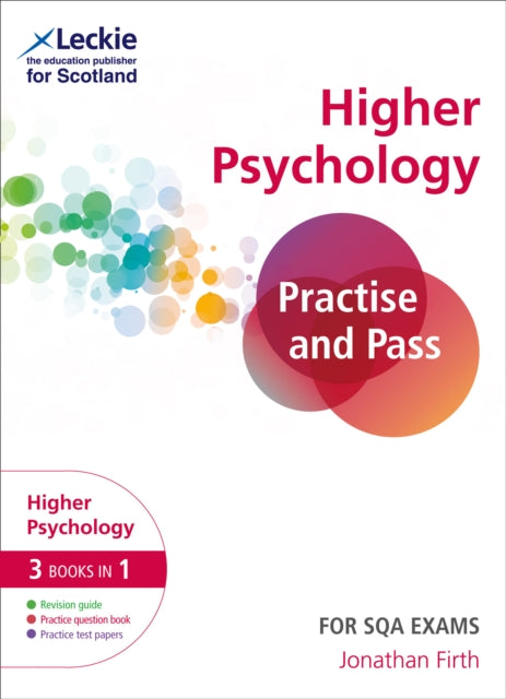 Book cover of: Practise and Pass Higher Psychology Revision Guide. By: Jonathan Firth