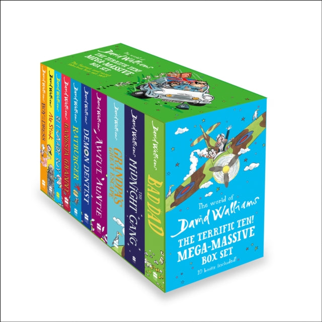 Book cover of: Terrific Ten: Mega-Massive Box Set. By: David Walliams