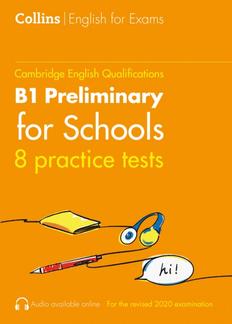 Book cover of: Practice Tests for B1 Preliminary for Schools (PET) (Volume 1). By: Peter Travis