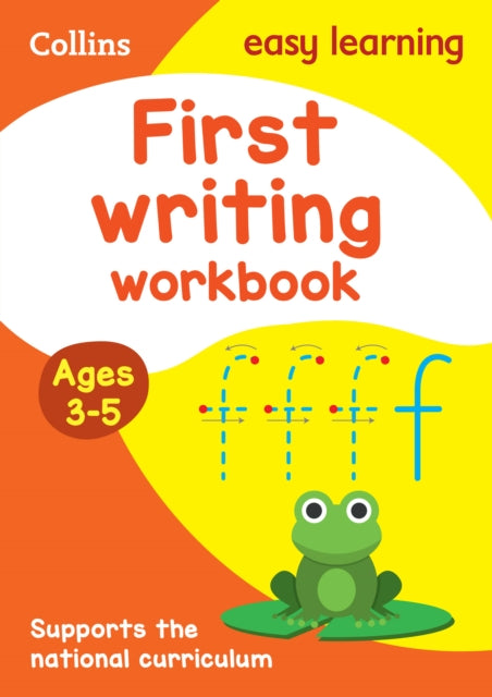 First Writing Workbook Ages 3-5, Ideal for Home Learning