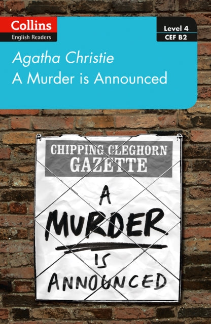 Book cover of: murder is announced. By: Agatha Christie
