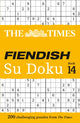 Book cover of: Times Fiendish Su Doku Book 14. By: The Times Mind Games