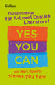 Book cover of: You can’t revise for A Level English Literature! Yes you can, and Mark Roberts shows you how. By: Roberts, Mark