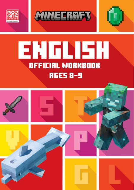 Minecraft English Ages 8-9, Official Workbook 9780008462833 Collins Collins KS2