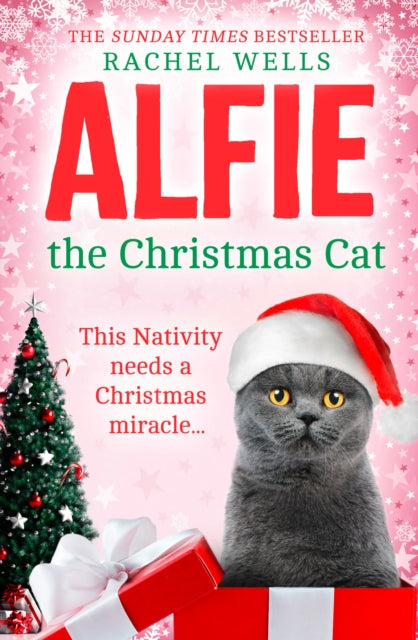 Book cover of: Alfie the Christmas Cat. By: Rachel Wells