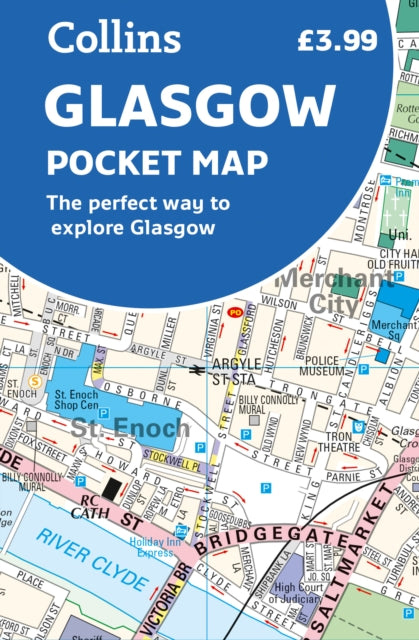 Book cover of: Glasgow Pocket Map. By: Collins Maps