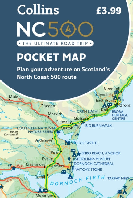 Book cover of: NC500 Pocket Map