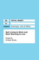Total Reset, Quit Living to Work and Start Working to Live 9780008552961 Sinéad Brady