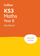 Book cover of: KS3 Maths Year 8 Workbook. By: Collins Collins KS3