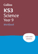 Book cover of: KS3 Science Year 9 Workbook. By: Collins Collins KS3