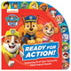 Book cover of: PAW Patrol Ready for Action! Tabbed Board Book. By: Paw Paw Patrol
