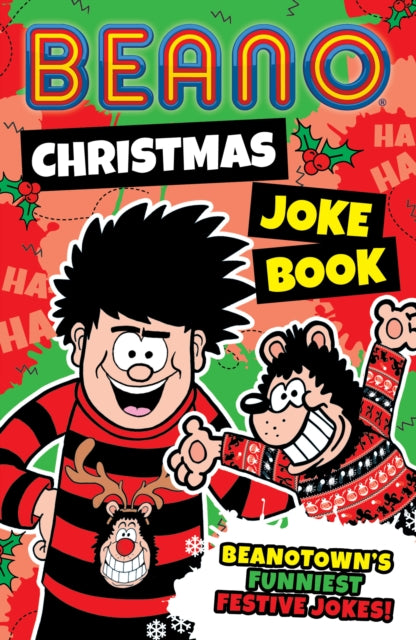 Book cover of: Beano Christmas Joke Book. By: Beano Studios