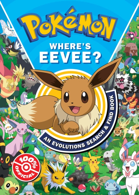 Book cover of: Pokemon Where’s Eevee? An Evolutions Search and Find Book