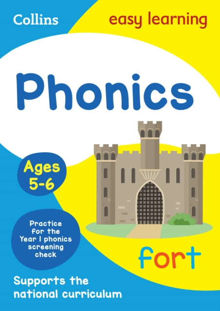Book cover of: Phonics Ages 5-6. By: Collins Easy Learning