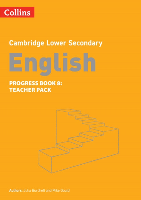 Book cover of: Lower Secondary English Progress Book Teacher’s Pack: Stage 8. By: Julia Burchell