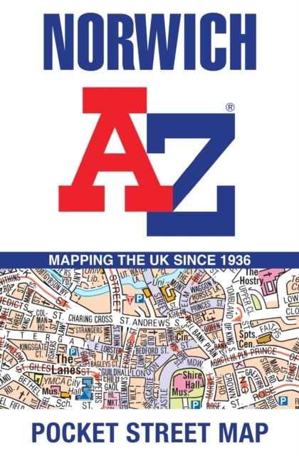 Book cover of: Norwich A-Z Pocket Street Map. By: A-Z Maps