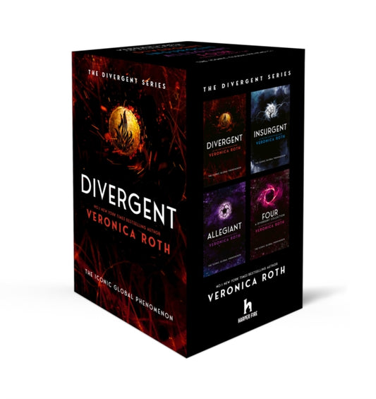 Book cover of: Divergent Series Box Set (Books 1-4). By: Veronica Roth