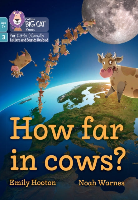 Book cover of: How far in cows?. By: Emily Hooton