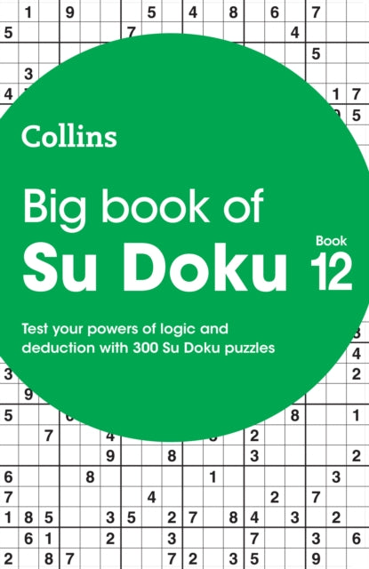 Book cover of: Big Book of Su Doku 12. By: Collins Puzzles