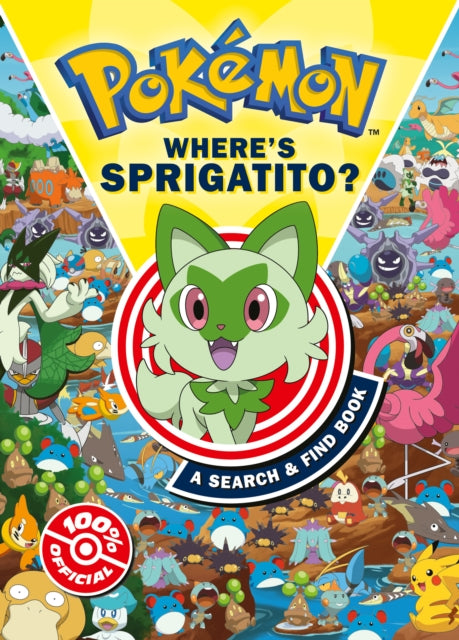Pokemon Where’s Sprigatito: A Search & Find Book