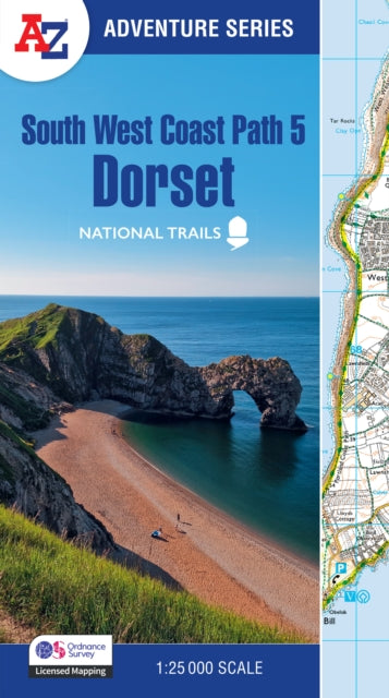 South West Coast Path 5 – Dorset, With Ordnance Survey Mapping 9780008707668 A-Z Maps