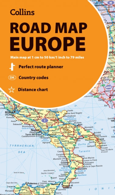Book cover of: Collins Road Map of Europe