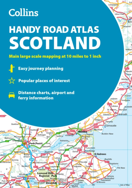 Collins Handy Road Atlas Scotland, Clear and Detailed Map of Scotland in a Handy Size