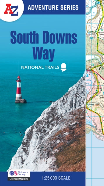 South Downs Way, With Ordnance Survey Mapping 9780008727727 A-Z Maps